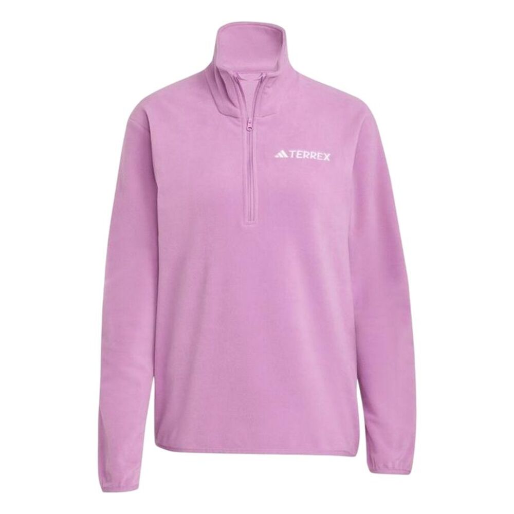 Adidas Womens/Ladies Essentials Long-Sleeved Fleece Jacket / Purple